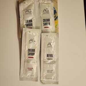 4pc AG Care Colour Savour Conditioner/ Refuel Shampoo Sample Bundle